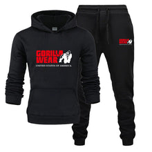 Load image into Gallery viewer, New Men's Hoodie Set Tracksuit Fashion GORILLA WEAR Sportswear