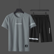 Load image into Gallery viewer, 2019 men's short sleeve Suit Shorts men's