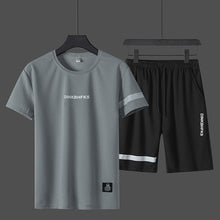 Load image into Gallery viewer, 2019 men's short sleeve Suit Shorts men's