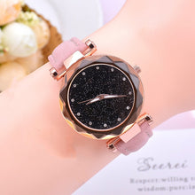 Load image into Gallery viewer, Casual Women Watches Starry Sky Quartz Wristwatch Female Clock
