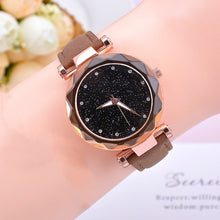 Load image into Gallery viewer, Casual Women Watches Starry Sky Quartz Wristwatch Female Clock
