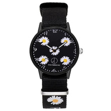 Load image into Gallery viewer, Fashion Daisy Flowers Nylon Band Watches For Women Casual
