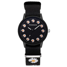 Load image into Gallery viewer, Fashion Daisy Flowers Nylon Band Watches For Women Casual