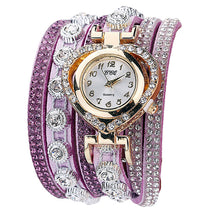 Load image into Gallery viewer, Women Luxury Rhinestone Bracelet Wristwatch Ladies