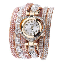 Load image into Gallery viewer, Women Luxury Rhinestone Bracelet Wristwatch Ladies
