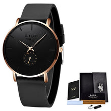 Load image into Gallery viewer, LIGE Womens Watches Top Brand Luxury Waterproof Watch Fashion Ladies