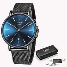 Load image into Gallery viewer, LIGE Womens Watches Top Brand Luxury Waterproof Watch Fashion Ladies