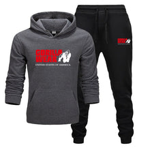 Load image into Gallery viewer, New Men&#39;s Hoodie Set Tracksuit Fashion GORILLA WEAR Sportswear
