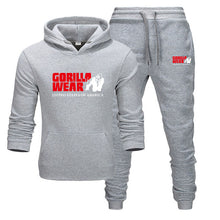 Load image into Gallery viewer, New Men&#39;s Hoodie Set Tracksuit Fashion GORILLA WEAR Sportswear
