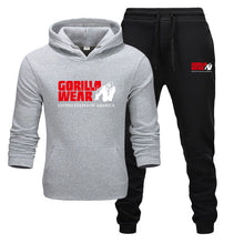 Load image into Gallery viewer, New Men&#39;s Hoodie Set Tracksuit Fashion GORILLA WEAR Sportswear
