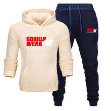 Load image into Gallery viewer, New Men&#39;s Hoodie Set Tracksuit Fashion GORILLA WEAR Sportswear
