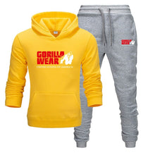 Load image into Gallery viewer, New Men&#39;s Hoodie Set Tracksuit Fashion GORILLA WEAR Sportswear
