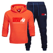 Load image into Gallery viewer, New Men&#39;s Hoodie Set Tracksuit Fashion GORILLA WEAR Sportswear
