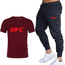 Load image into Gallery viewer, fashion new brand 2020 men&#39;s printing T-shirt + trousers sports suit
