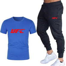 Load image into Gallery viewer, fashion new brand 2020 men&#39;s printing T-shirt + trousers sports suit
