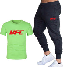 Load image into Gallery viewer, fashion new brand 2020 men&#39;s printing T-shirt + trousers sports suit
