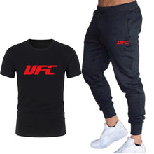 Load image into Gallery viewer, fashion new brand 2020 men&#39;s printing T-shirt + trousers sports suit
