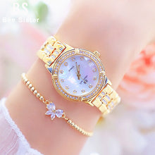 Load image into Gallery viewer, Women Watch Luxury Brand Fashion Rose Gold Diamond
