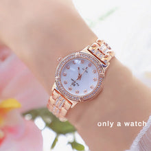 Load image into Gallery viewer, Women Watch Luxury Brand Fashion Rose Gold Diamond
