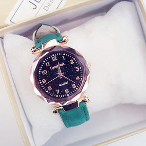 Fashion Women Watches Elegant Starry Sky Female Clock Ladies Wrist Watch