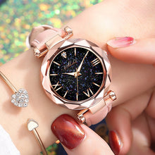 Load image into Gallery viewer, Women Watches 2020 Fashion Starry Sky Lady Quartz Wristwatch Female Clock
