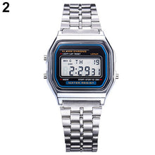 Load image into Gallery viewer, Fashion Men Women LED Digital Watch Clock Gold Silver Vintage
