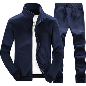 Tracksuit Men Sets Spring Autumn Hooded Sweatshirt