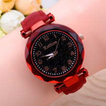 Load image into Gallery viewer, Casual Women Watches Starry Sky Quartz Wristwatch Female Clock
