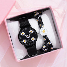 Load image into Gallery viewer, Fashion Daisy Flowers Nylon Band Watches For Women Casual
