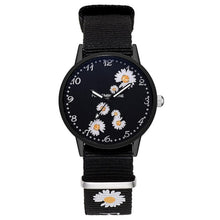 Load image into Gallery viewer, Fashion Daisy Flowers Nylon Band Watches For Women Casual
