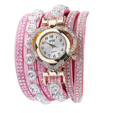 Load image into Gallery viewer, Women Luxury Rhinestone Bracelet Wristwatch Ladies
