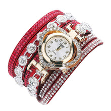 Load image into Gallery viewer, Women Luxury Rhinestone Bracelet Wristwatch Ladies
