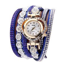 Load image into Gallery viewer, Women Luxury Rhinestone Bracelet Wristwatch Ladies
