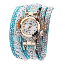 Load image into Gallery viewer, Women Luxury Rhinestone Bracelet Wristwatch Ladies
