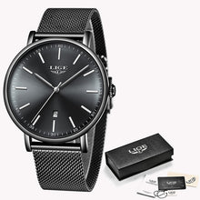 Load image into Gallery viewer, LIGE Womens Watches Top Brand Luxury Waterproof Watch Fashion Ladies
