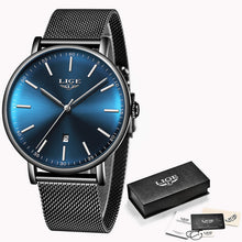 Load image into Gallery viewer, LIGE Womens Watches Top Brand Luxury Waterproof Watch Fashion Ladies
