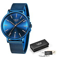 Load image into Gallery viewer, LIGE Womens Watches Top Brand Luxury Waterproof Watch Fashion Ladies
