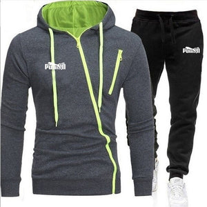 2020New Diagonal zipper Men's Sportswear Brand Men's